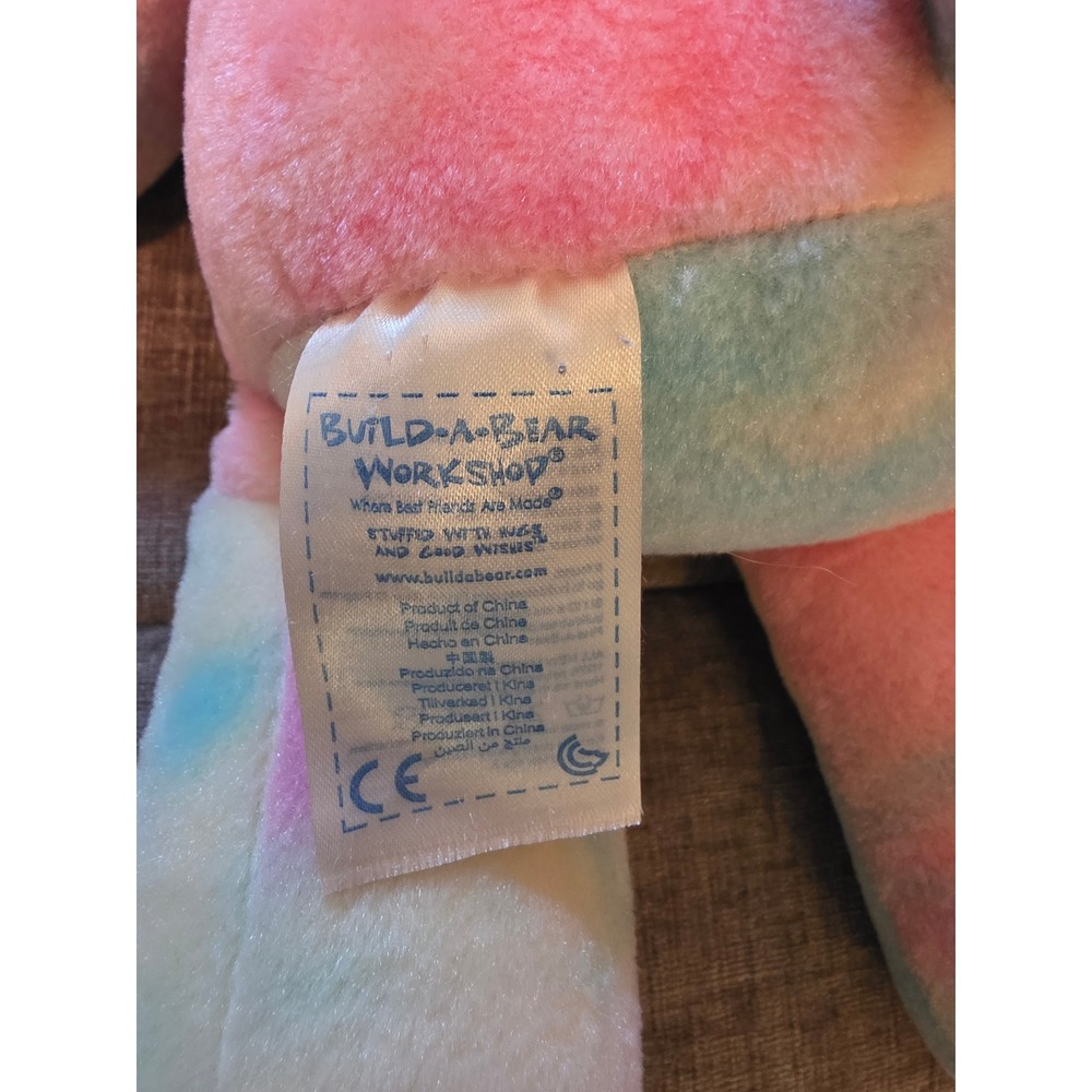 Build-A-Bear Hello Kitty Plush Pastel Tie Dye Sanrio Stuffed Animal Collectible - Picture 4 of 4